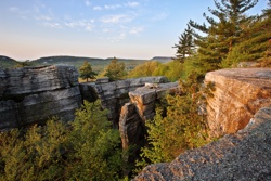 Sunrise at Lost City, Mohonk Preserve